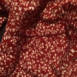 Burgundy Bell sleeve crop top from shein